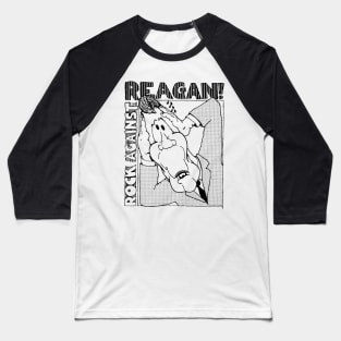 Rock Against Reagan Baseball T-Shirt